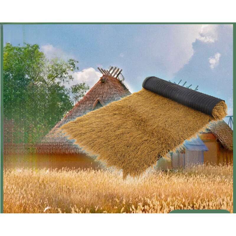 Nurmikko Homestay maalaistalo Katon koristelu Outdoor Pavilions Keinotekoinen simuloitu ruoho_voghion.com
