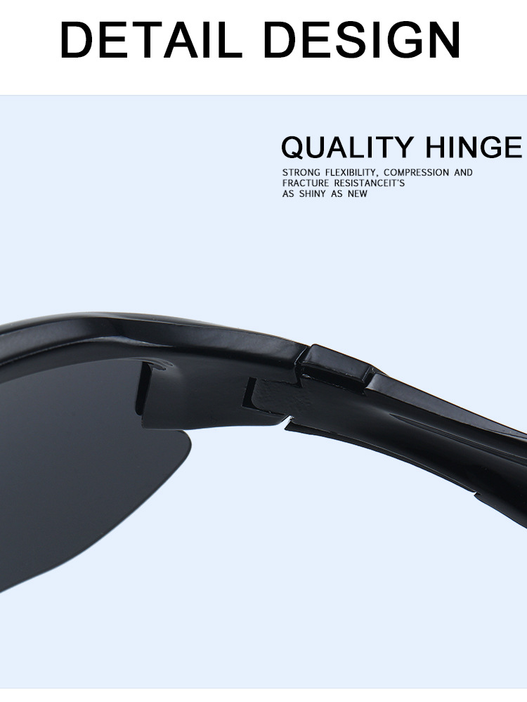 Herren-Sonnenbrillen Neue polarisierte Sonnenbrillen zum Radfahren, winddichter Augenschutz, Angeln, Bergsteigen, Radfahren, Nachtsichtbrille_voghion.com