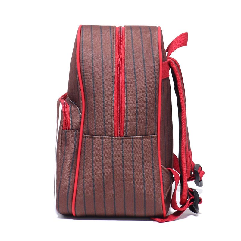 Rugby-Gepäcktasche maior Kapazität, modische tragbare Sport-Fiesstasche, Reisetasche mit gestreiftem Canvas-Druck_voghion.com