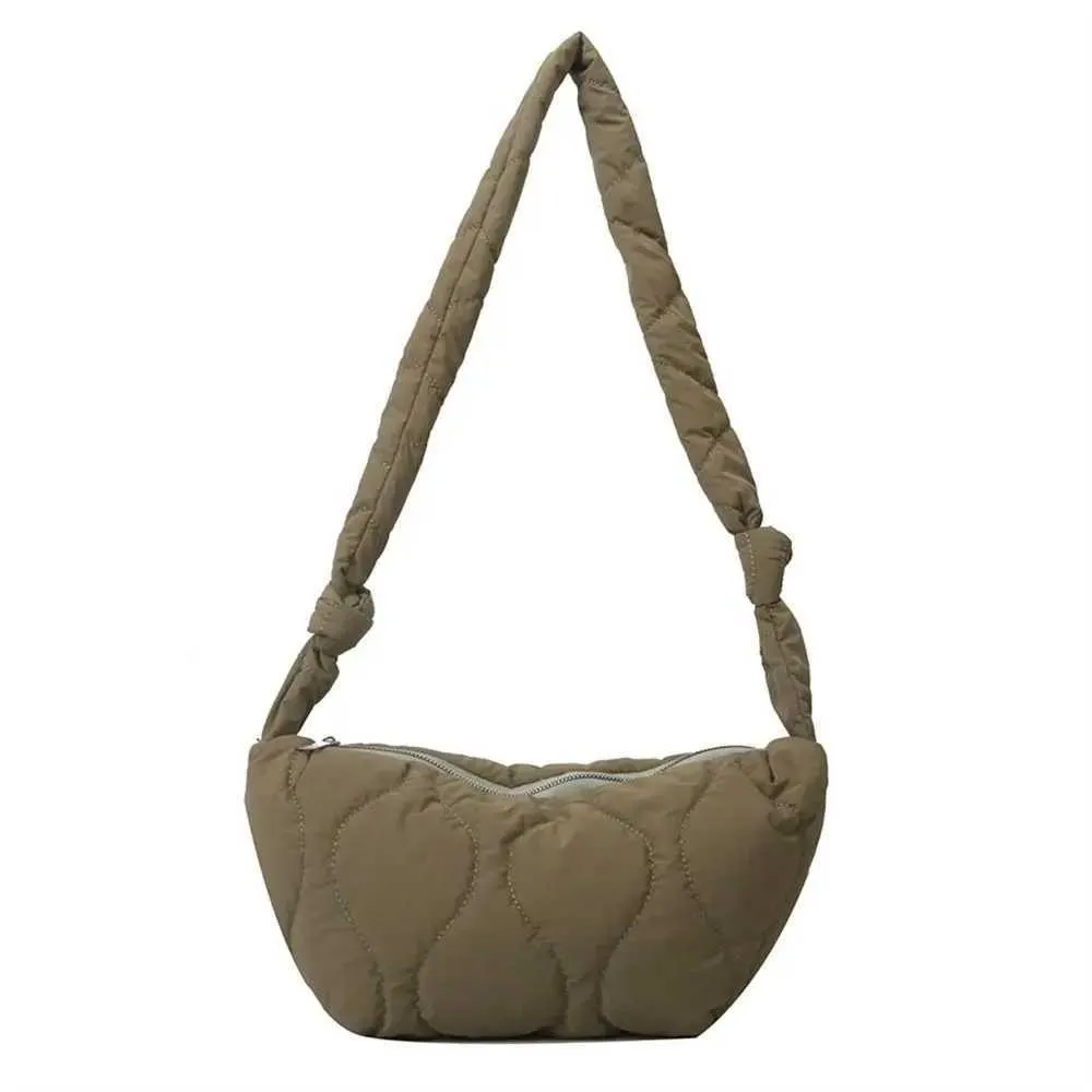 Gesteppte Umhängetasche Für Damen Große Puffy Schultertasche_voghion.com