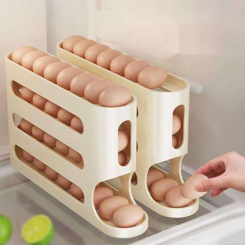 [Pedido de 1000 personas o más en 24 horas] Refrigerador doméstico, almacenamiento de alimentos congelados, caja de almacenamiento de huevos estilo cajón de cocina, automático_voghion.com
