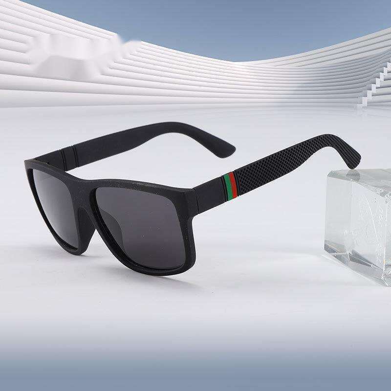 Neue Mode für Herren, polarisierte Sonnenbrille für den Außenbereich, Sportbrille mit großem Rahmen_voghion.com