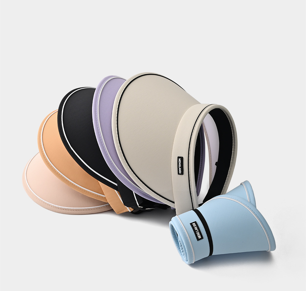 Women's Visor Hat For Cycling Uv Protection With Wide Brim_voghion.com