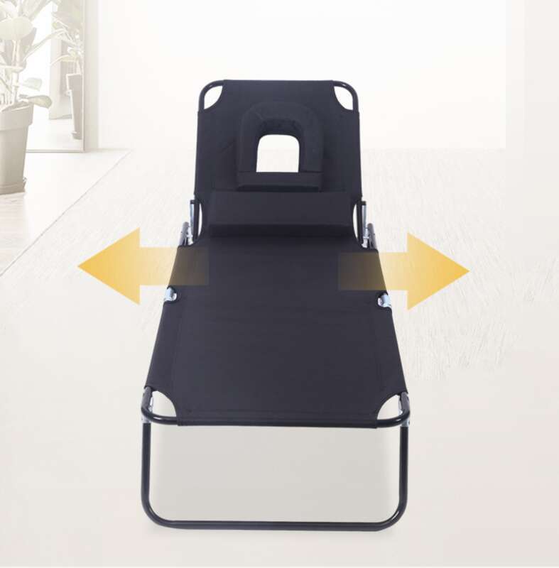 Triple Fold Massage Balcony Leisure Outdoor Courtyard Lounge Chair Villa Swimming Pool Folding Beach Bed_voghion.com
