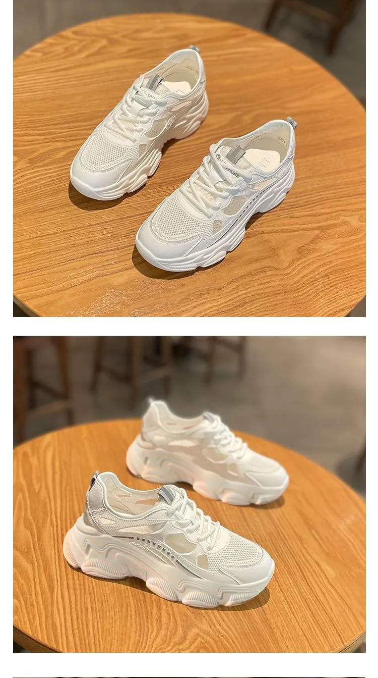 Breathable Women's Running Shoes Lightweight Mesh Sports Trainers_voghion.com