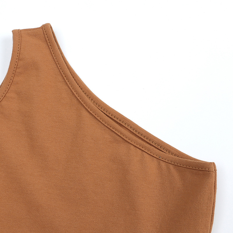 Mamma e bambini nuovi pantaloncini monospalla con bretelle per bambine tinta unita all'ingrosso_voghion.com