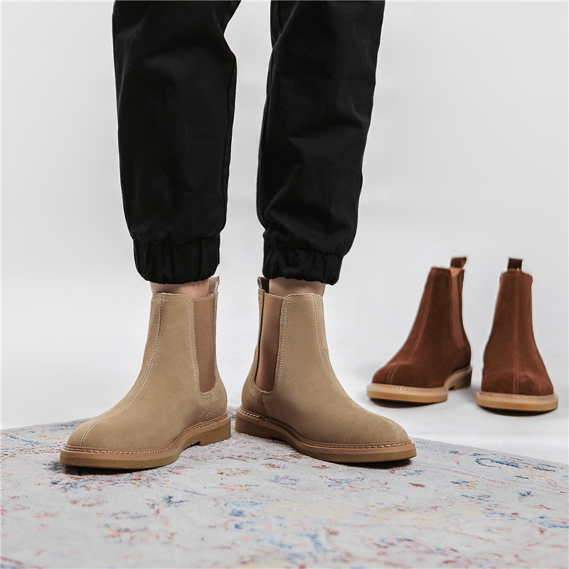 Men’s winter boots suede fashion men’s boots