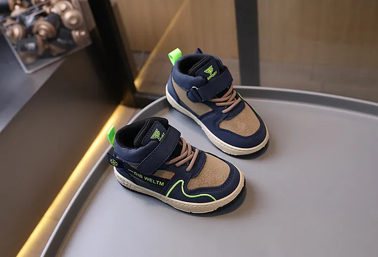 Baskets de basket-ball pour enfants, chaussures de course pour filles et garçons, légères, Happysteps, antidérapantes, pour tout-petits, tailles_voghion.com