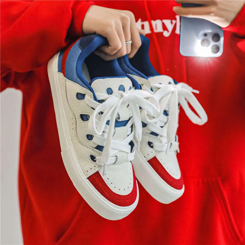 2025 Spring New Bread for Men, Versatile, Niche, Couple Canvas Skateboarding Shoes X100-1_voghion.com