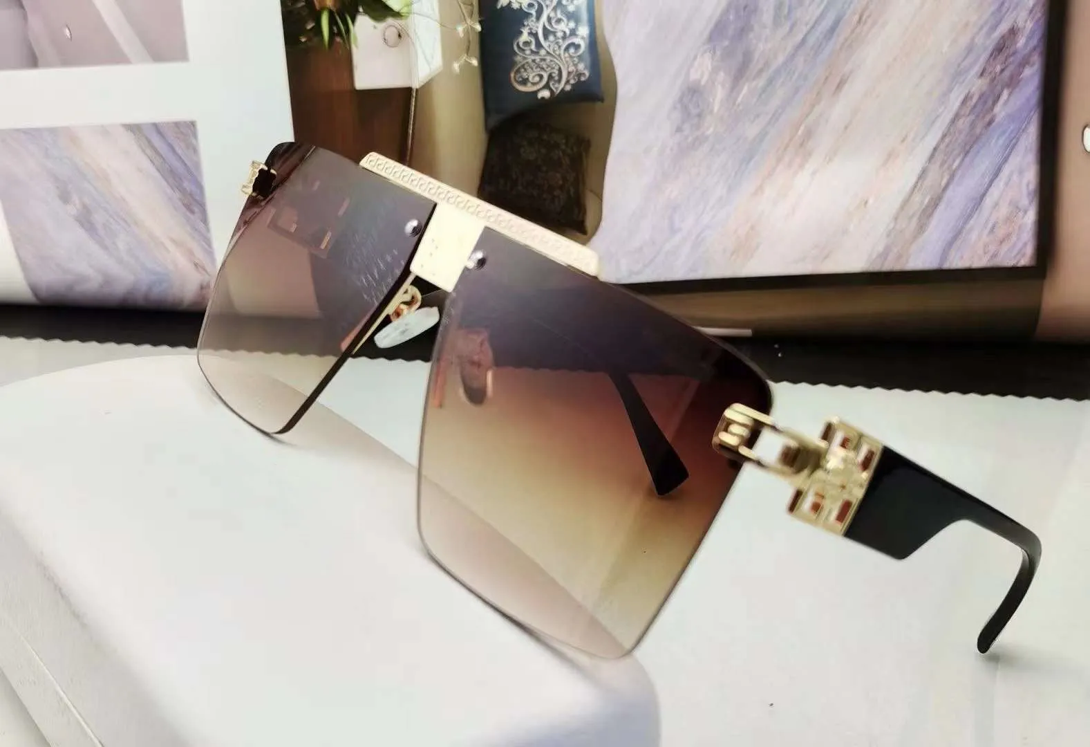 Solglasögon för män och kvinnor retro shield anti-uv_voghion.com