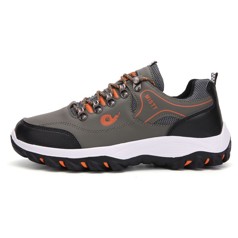 Outdoor-Herren-Low-Top-Freizeit-Wander- und Bergsteigerschuhe, Obermaterial aus Leder, große Offroad-Tourismusschuhe_voghion.com