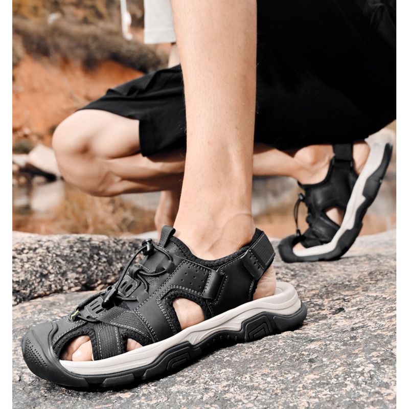 Sandal für Herr, Sommer, Wandern, Outdoor-Sport, Jugd, rutschfest, Deodorant, weiche Unterseite,_voghion.com