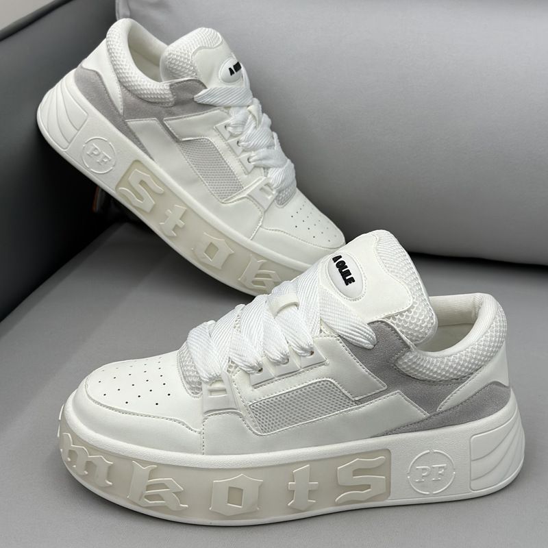 Personalized Fashion Comfortable Casual Campus Student Thick Soles Increase Board Shoes Male_voghion.com