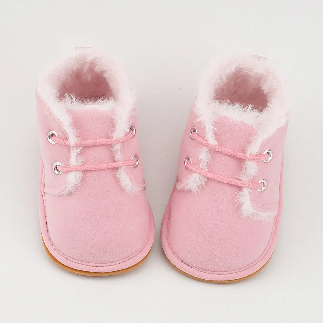 Botines de nieve de invierno para bebé, cálidos y esponjosos, Happysteps, botas para niño y niña, suela de goma, antideslizantes, suaves, para recién nacidos_voghion.com