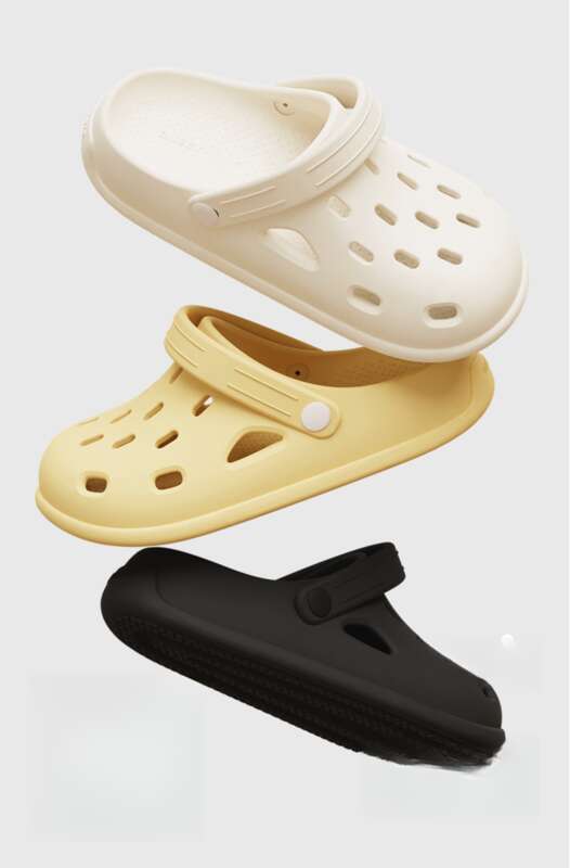 Dicke Unterseite perforierte Herrenschuhe, Sommerkleidung, 2025 neue rutschfeste Strandschuhe, eine Art Tritt auf den Kot,_voghion.com