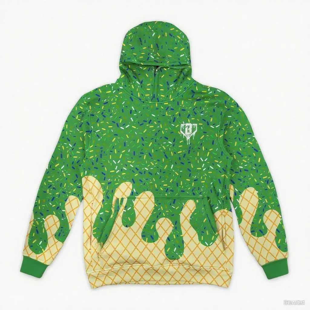 Felpe con cappuccio neutre da donna, comode e sportive all'aperto, con stampa 3D, stile di vita da baseball da uomo, autunno e inverno 2025, serie Ice 101_voghion.com