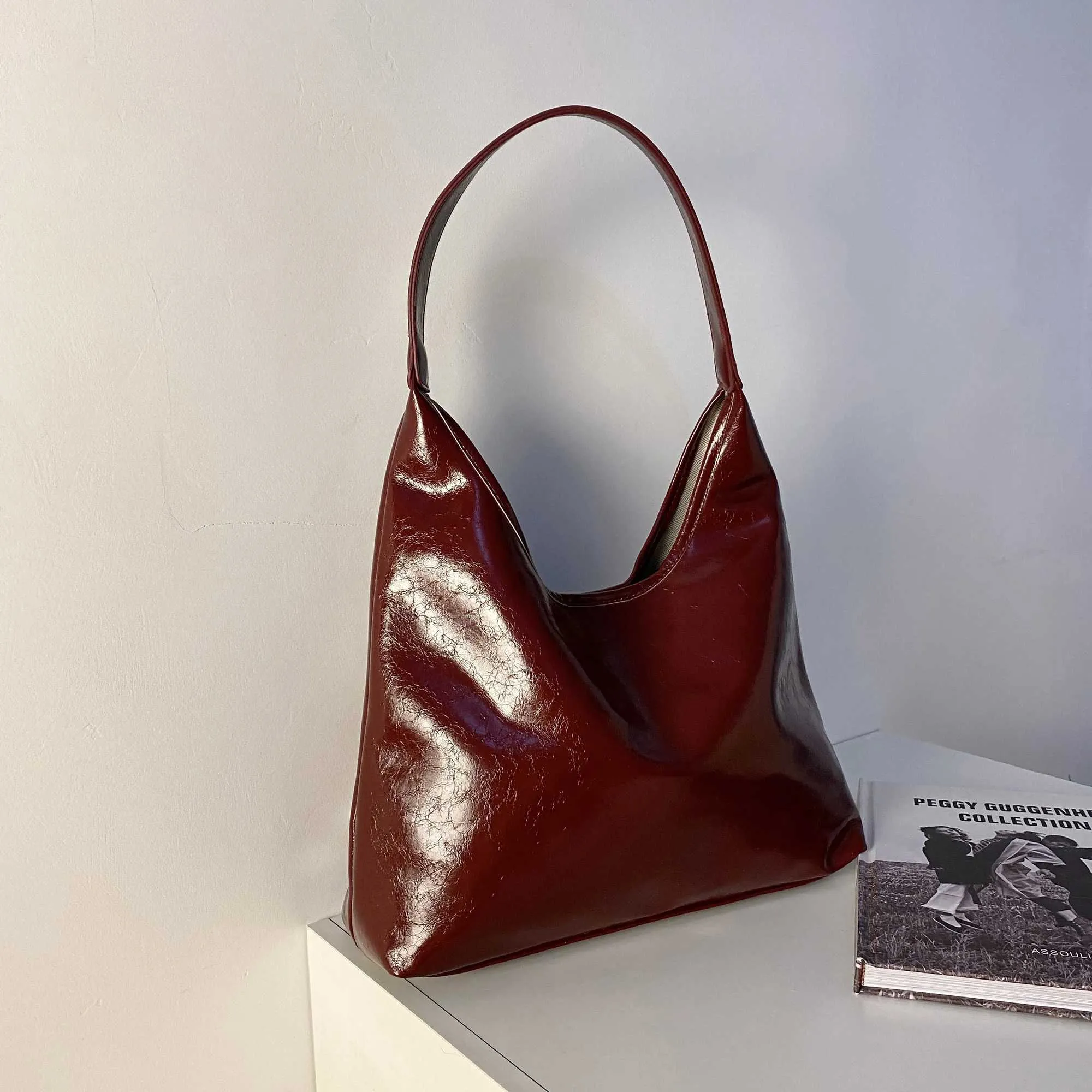 Stijlvolle dames schoudertas elegante handtas voor shopping_voghion.com