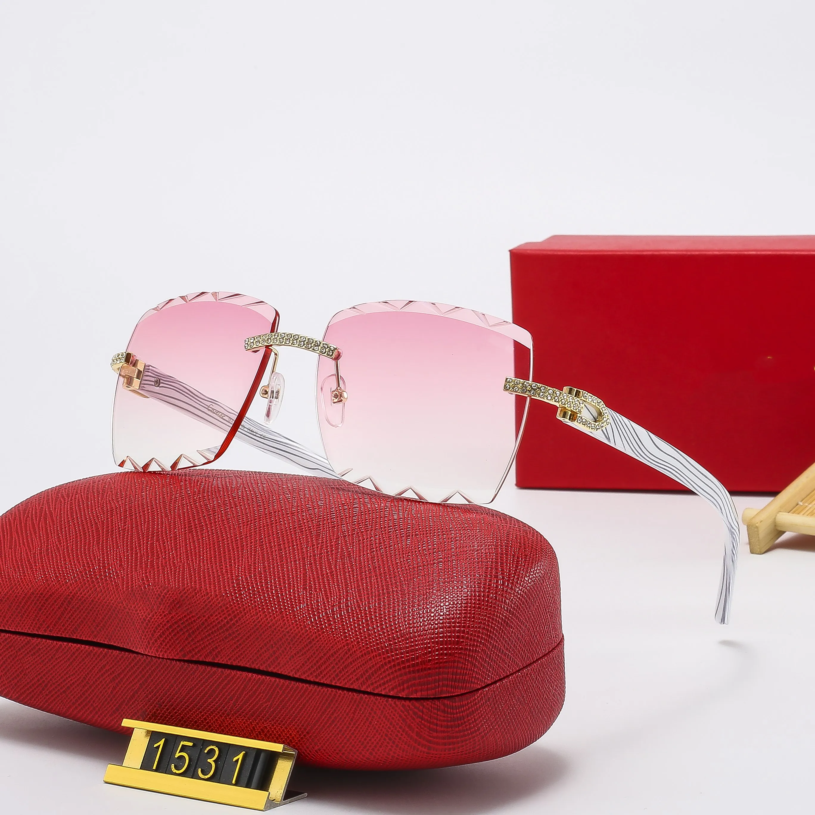 Square Pearl Oversized Diamond Sunglasses For Men 2022 Ladies Blingbling Crystal Brand Designer Sun Glasses Women_viptrois.com