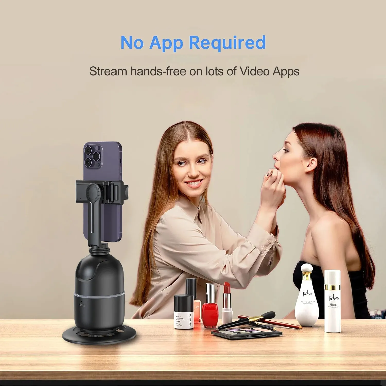 W O P03 Stabilizzatore Gimbal con tracciamento automatico del viso AI, treppiede per telefono cellulare, bastone per selfie portatile, supporto per riprese, controllo dei gesti_voghion.com