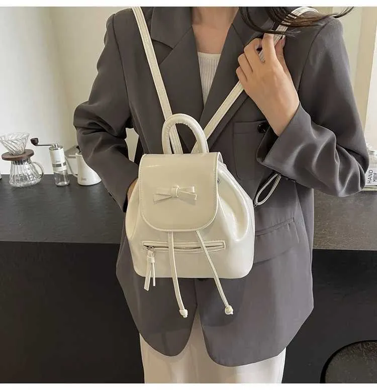 Mini Backpack And Shoulder Bag Set For Women Versatile Leather_voghion.com