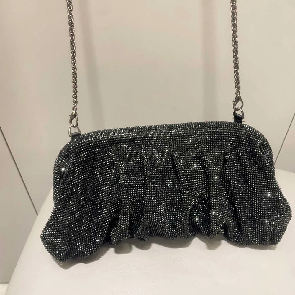 Pochettes de soirée faites à la main avec poignée brillante, nouveaux sacs à main et sacs à main pliables de créateur pour fête de mariage de haute qualité_voghion.com