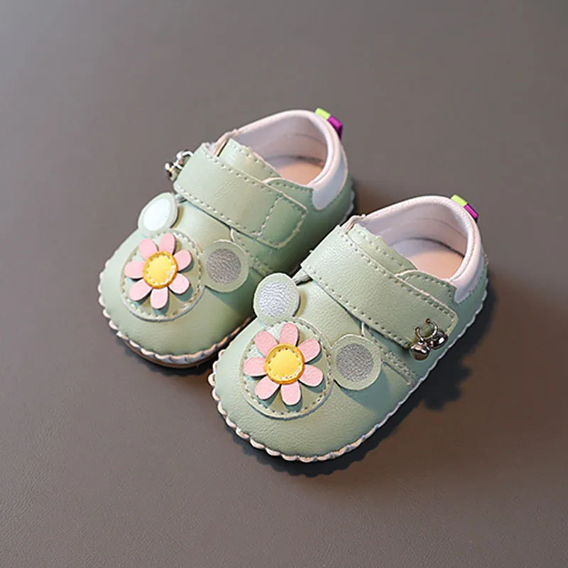 Baby Toddler 2025 Primavera Morbida Pelle Antiscivolo Casual Ballerine Cutefeet Infant Girls Dress Principessa Primi Camminatori Carino wer_voghion.com