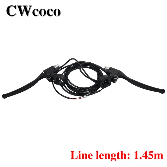 1 Pair Bicycle Lever Aluminum Alloy Electric Bike Power Off Brake System With Cable_voghion.com