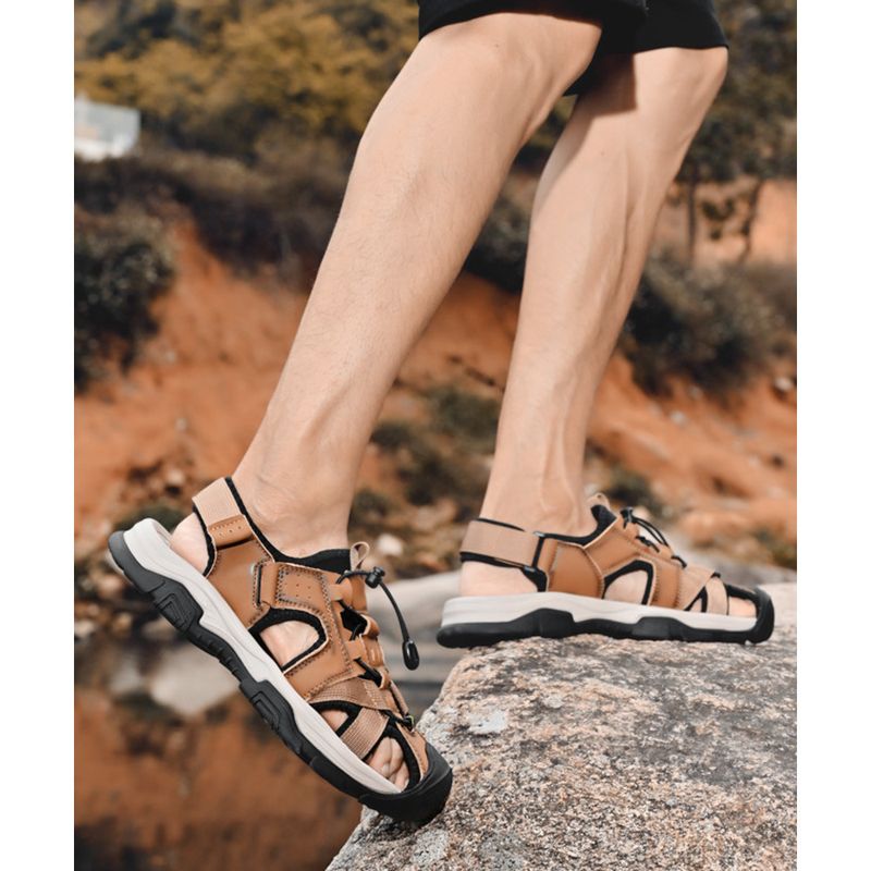 Sandal für Herr, Sommer, Wandern, Outdoor-Sport, Jugd, rutschfest, Deodorant, weiche Unterseite,_voghion.com