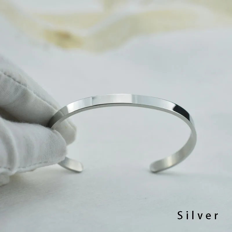 Bracciale rigido in acciaio inossidabile per donna e uomo_voghion.com