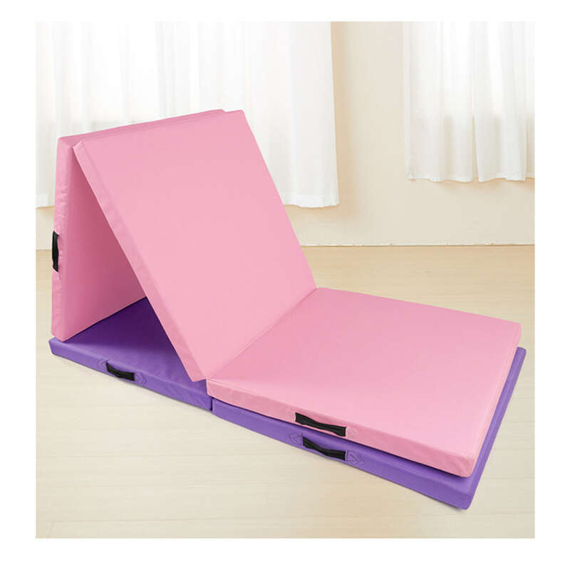 Danseøvelse Foldbar Gymnastik Flip Svamp Dansetræning Fortykket Anti-Slip Yogamåtte, Firkantet Gulvmåtte_voghion.com