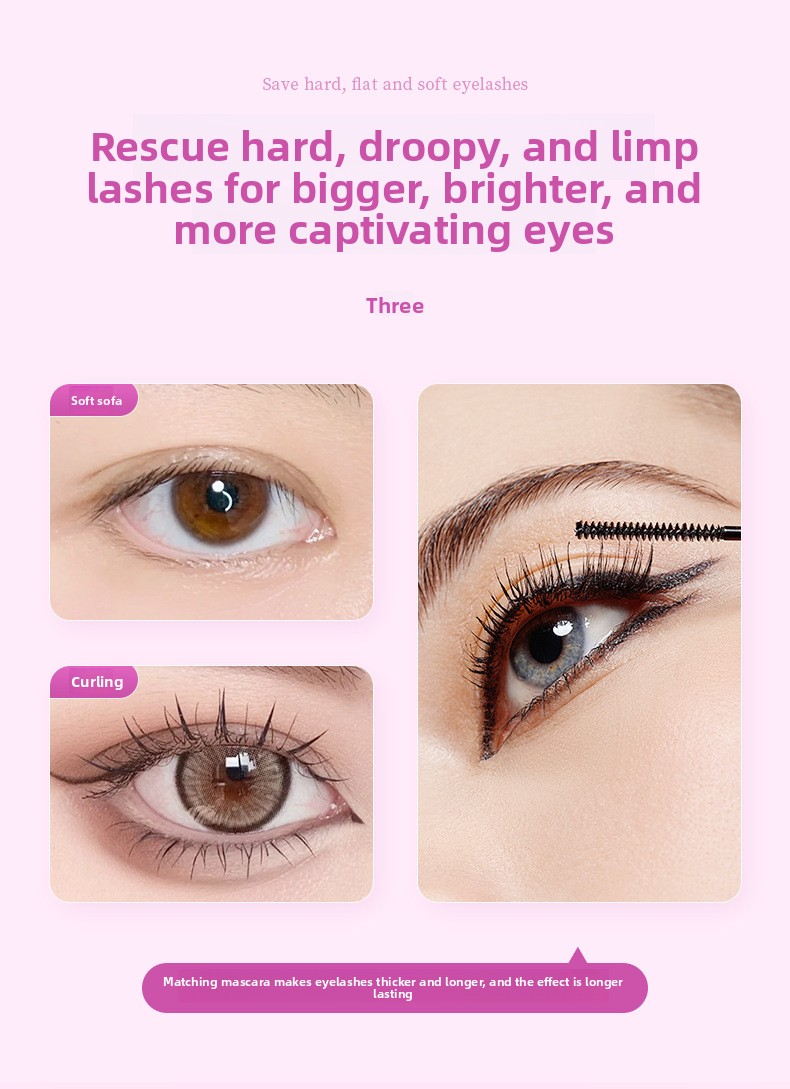 Upgraded Rechargeable Heated Eyelash Curler - Metal Electric Lash Curling Tool With 2-Speed Temperature Control_voghion.com