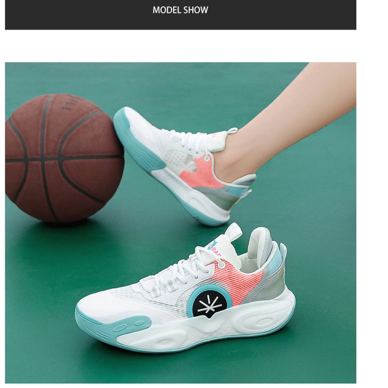 12 verschleißfeste hochwertige Basketballschuhe für den praktischen Einsatz in der Stadt, mit Dämpfung, leicht_voghion.com