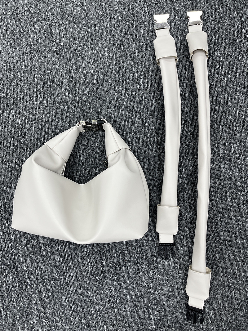 Version der einfachen Knödeltasche aus weichem Leder, 2025 neue Herrentasche, einfarbige Pendlertasche_voghion.com