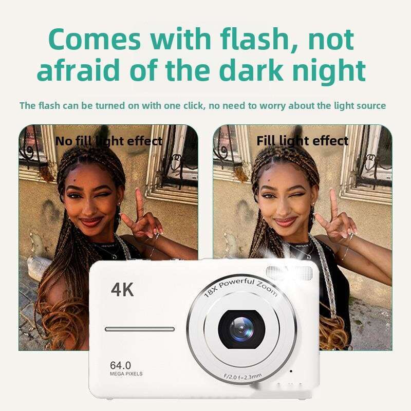 4K Pixel HD Digital CCD Student Party Micro Single Camera Portable_voghion.com