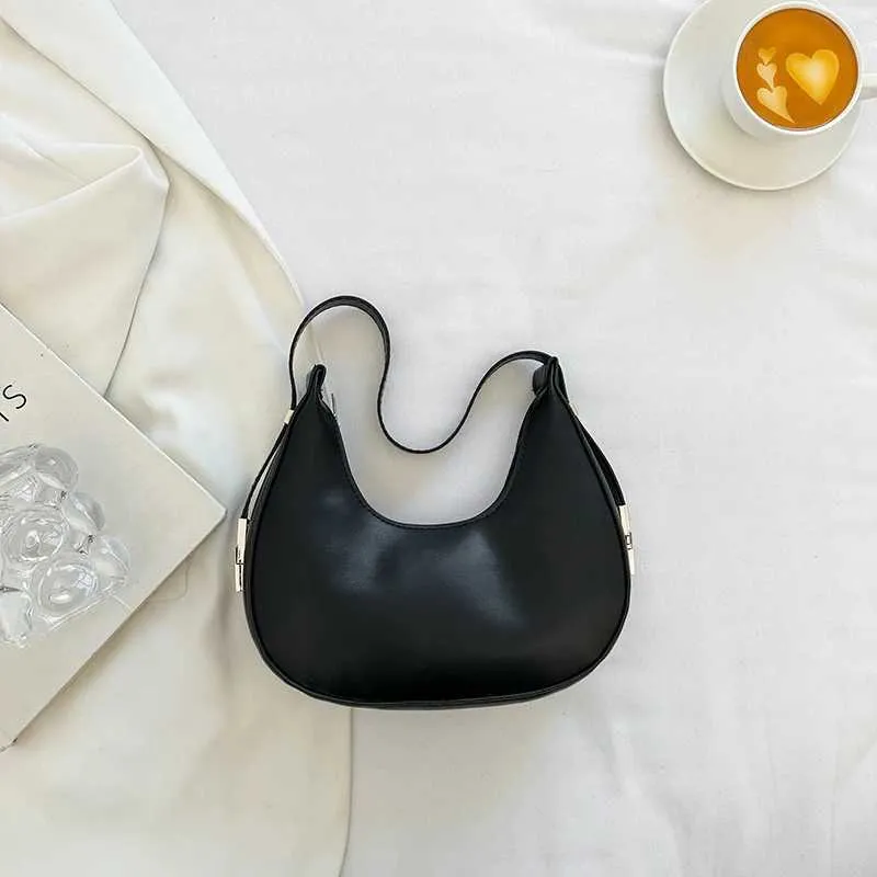 Borsa a tracolla semplice da donna in pelle PU con tracolla alla moda Y241115_voghion.com