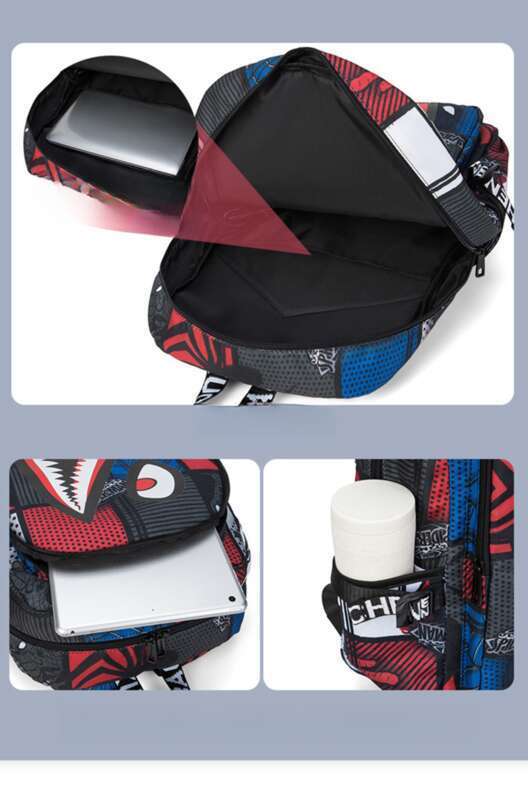 New Primary School Fashion Personalised Pattern Print, Lightweight Casual Bag, Simple And Generous_voghion.com