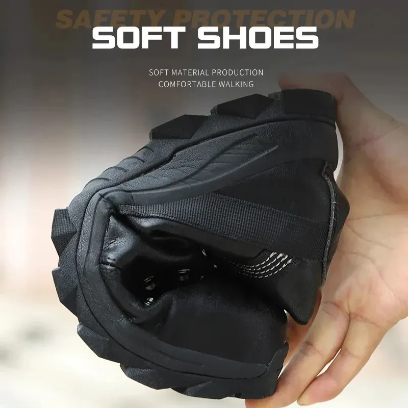 Sicherheitsschuhe mit Stahlkappe, wasserdicht, für Herren, Anti-Smashing-Arbeitsstiefel, 250402_voghion.com