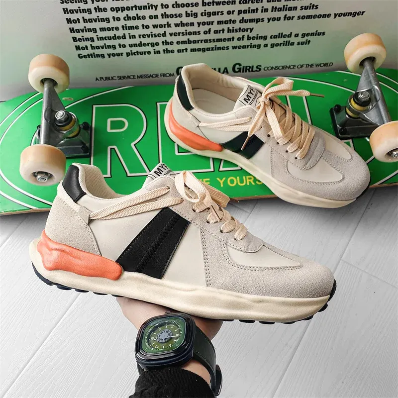 Men's Casual Sneakers Comfortable Breathable Canvas Running Shoes_voghion.com