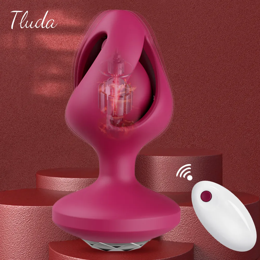 Jouets anaux Plug vibrateur femme bout à bout pour femmes masseur de Prostate sans fil télécommande adultes sexe Buttplug moi_voghion.com