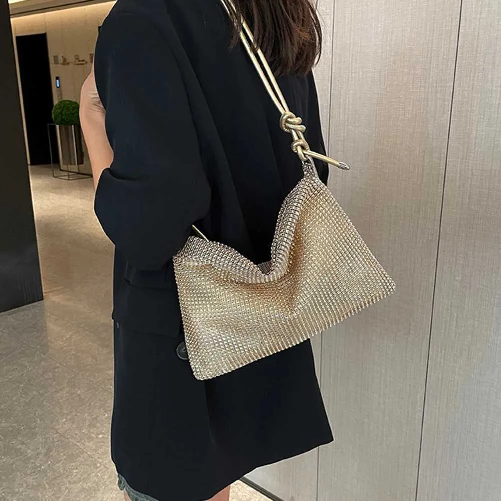 Pochette de soirée tendance Rhie pour femme, sac à main pour dîner, mariage, portefeuille, élégant, sac à bandoulière, sous-vêtements, Y241019_voghion.com