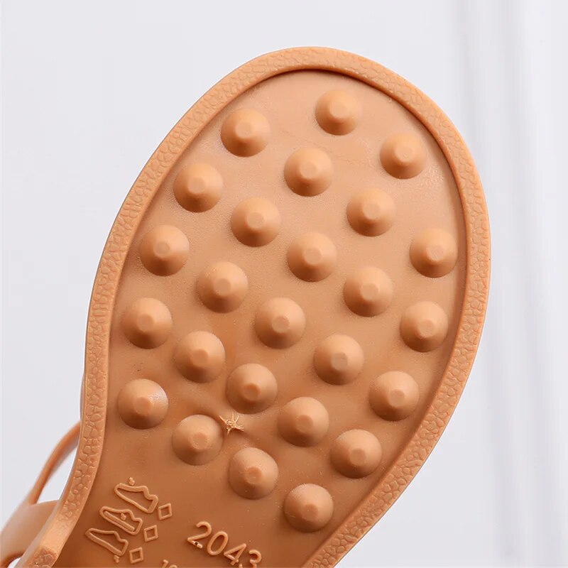Summer Children Sandals Baby Girls Toddler Soft Non-slip Princess Shoes Kids Candy Jelly Beach Shoes Boys Casual Roman Slippers_voghion.com