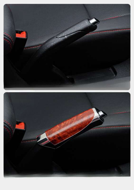 Carbon Fibre Handbrake Cover Decorative Car Handbrake Grip_voghion.com
