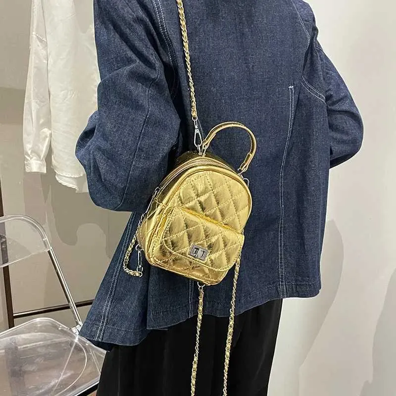 Mini Rucksack Für Damen Modischer Pu Leder College Reise Rucksack_voghion.com