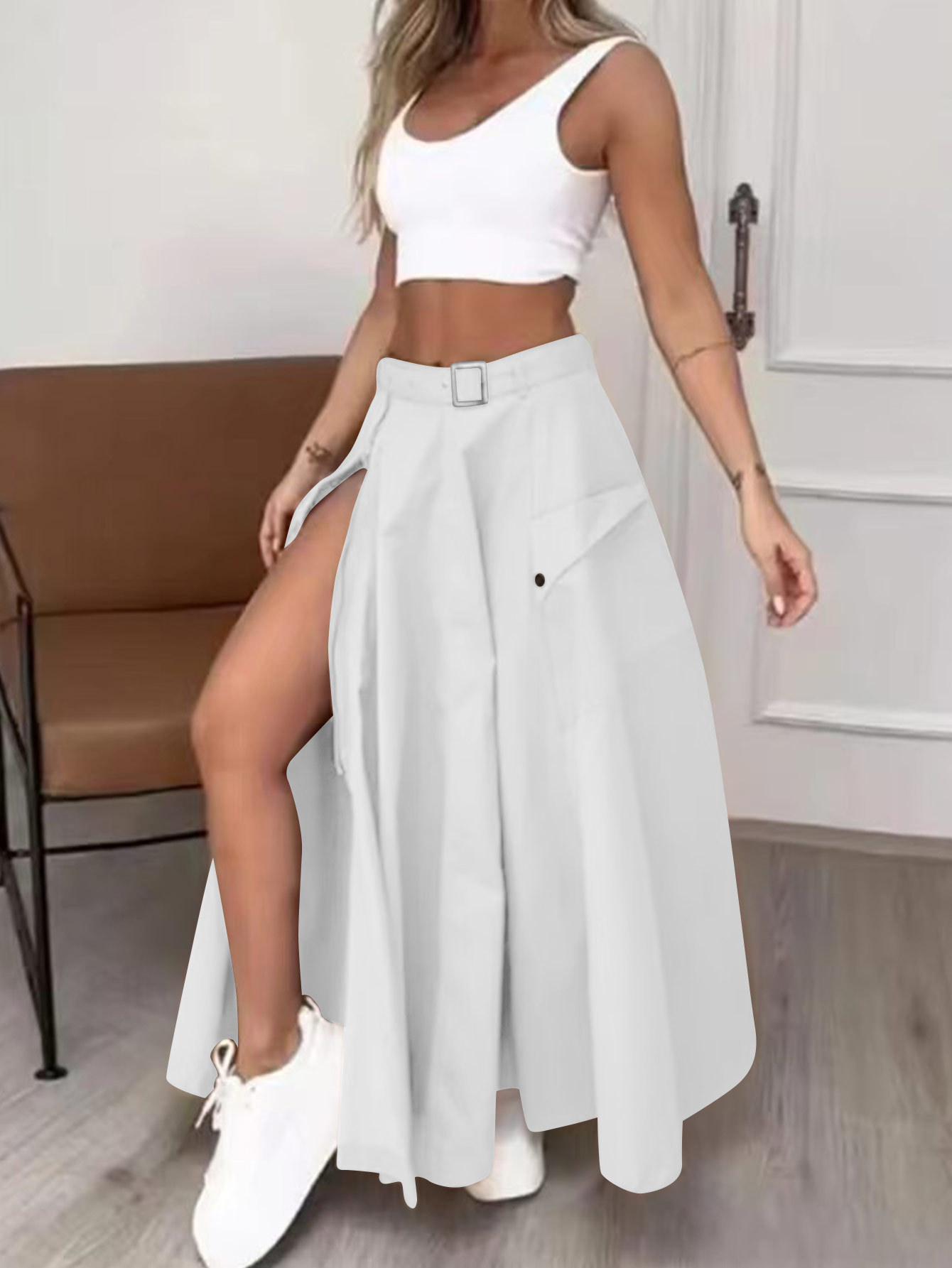 Gonna da donna con gonna a fessura con cerniera_voghion.com