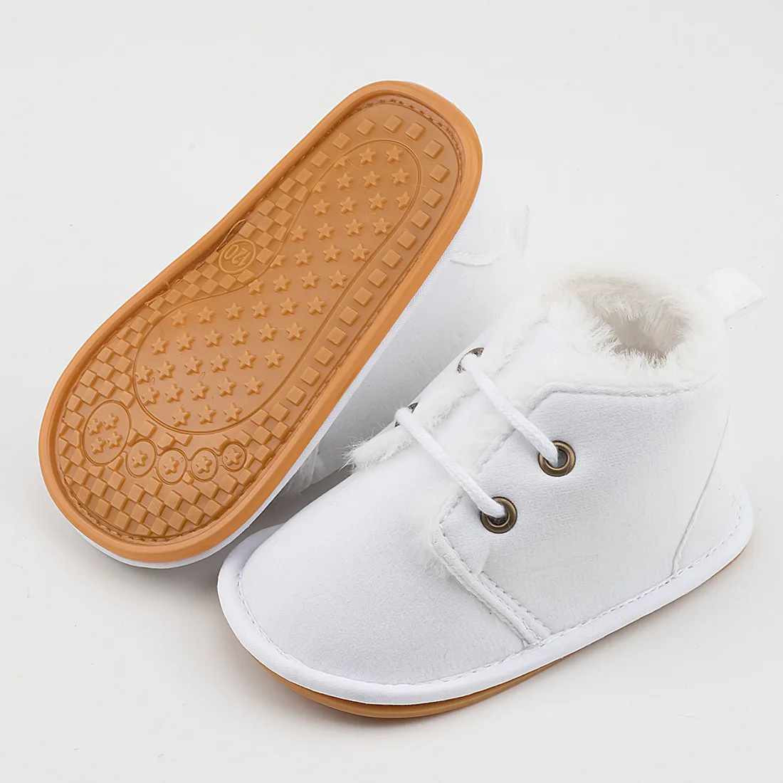 Botines de nieve de invierno para bebé, cálidos y esponjosos, Happysteps, botas para niño y niña, suela de goma, antideslizantes, suaves, para recién nacidos_voghion.com