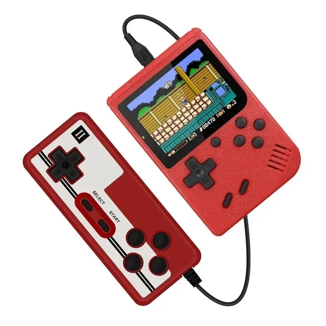 Ho Rero Porable Mini Handheld Video Console Sysem Box 3.0 Inch LCD Kleur Kids Game Player 500 Games Voor jongens Sup_voghion.com