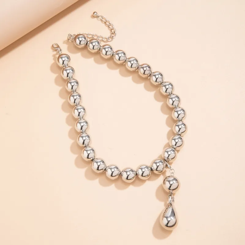 Colliers pendentifs Collier goutte d'eau Perles délicates Accessoire à la mode 634D_voghion.com