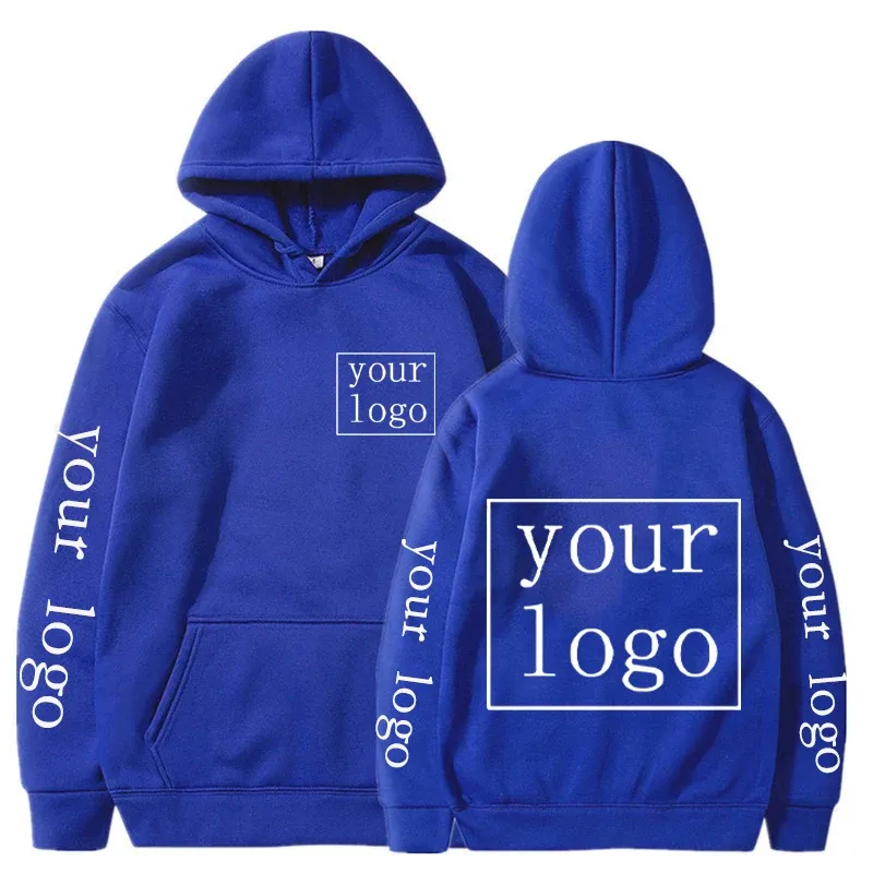 Men's Custom Hoodie Personalized Diy Sweatshirt With Your Design_voghion.com