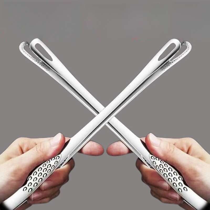 Nuovo 304 acciaio inossidabile cucina alimentare bistecca, ghiaccio casalingo per pasti separati, clip barbecue in stile coreano_voghion.com