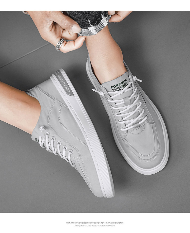 Men's Breathable Casual Canvas Slip-On Shoes For Summer - Lightweight Comfortable Sneakers With Round Toe & Rubber Sole_voghion.com